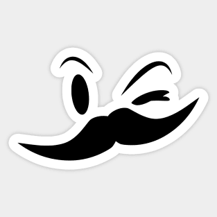 Cute Mustache Sticker